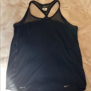 Nike Black Sleeveless Tank Top